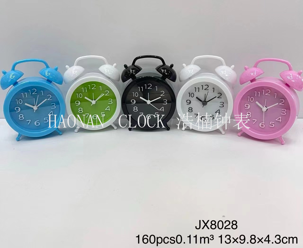 Fake Bell Three-Dimensional Word Student Alarm Clock School Wake up Artifact Bedside Table Clock