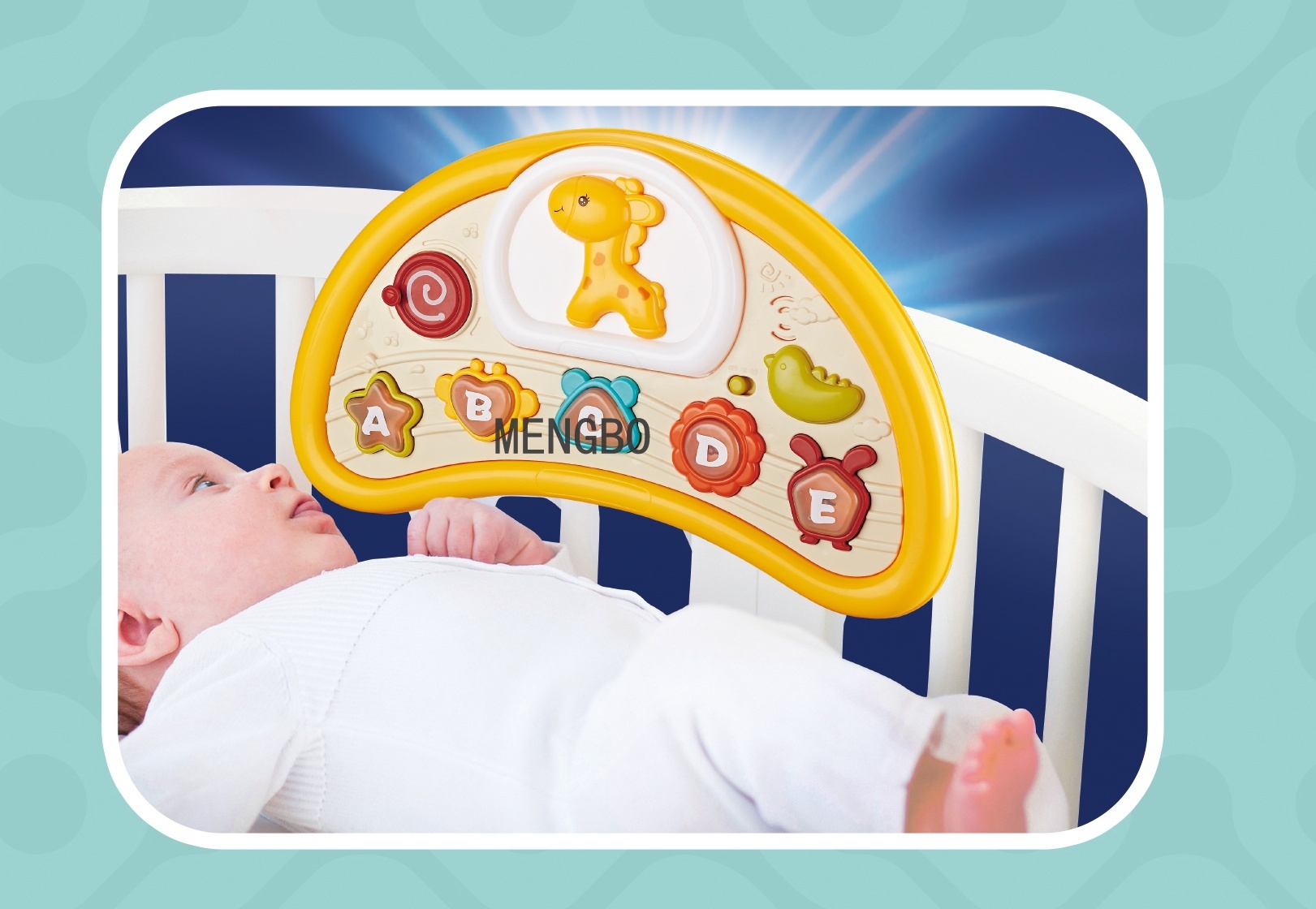 3-in-1 Baby Music Vibration Rocking Chair with Dining Table Bedside Bell Music Piano Baby Comfort Rocking Chair Children Dining Chair
