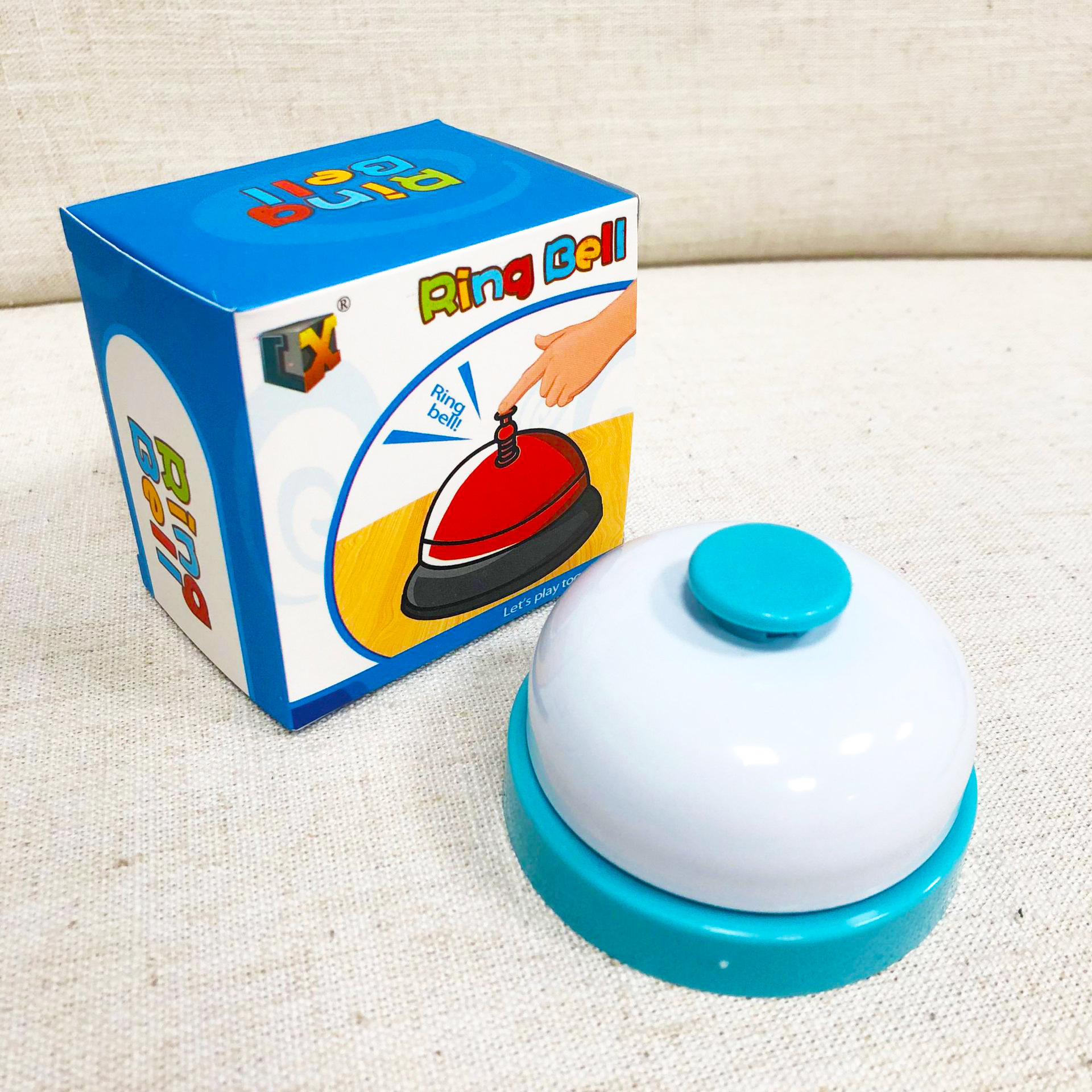 Large Hand Press Summons Bell Competition Answer Bell Front Desk Serving Table Bell Pet Bell Toy Accessories
