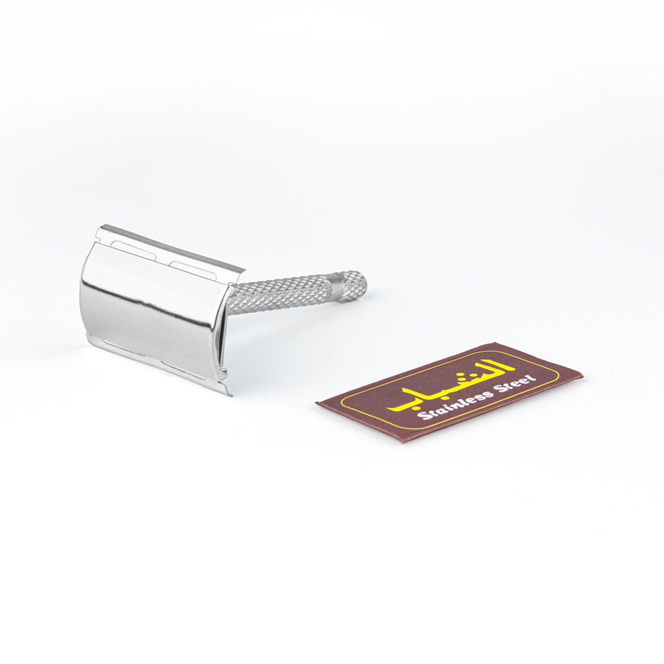Alshabab Iron Knife Holder Razor Shaver Pieces Shaving Manual Shaver Spot Goods with Blade Old-Fashioned Manual