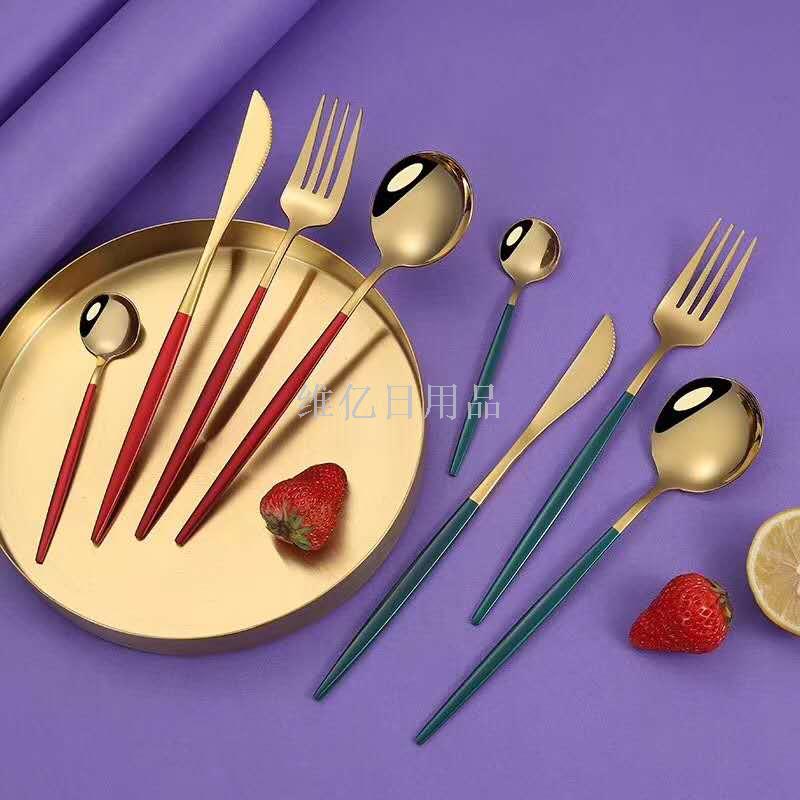 Weiyi stainless steel web celebrity spoon set