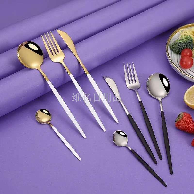 Weiyi stainless steel web celebrity spoon set