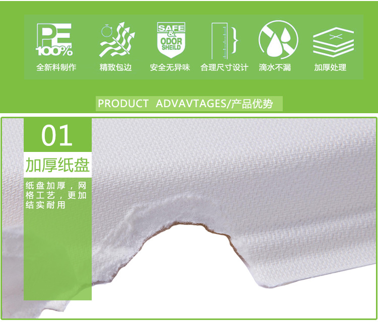 Factory Wholesale Environmental Protection Disposable round Paper Pallet Fast Food Special White Degradable High Quality Material Square Paper Pallet