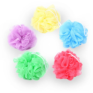 Factory Direct Supply Black Mesh Edge Bamboo Charcoal Adult Bath Sponge Bath Ball Bathroom Supplies Soft and Clean Supply Wholesale