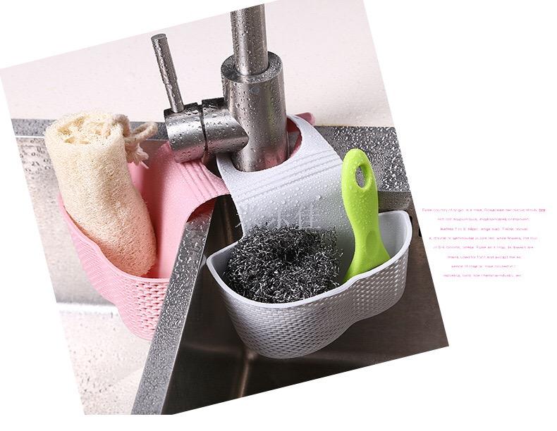 Kitchen things sink li shui hangs bag cistern bibcock sponge 100 clean decorateack suction cup wall hang basket