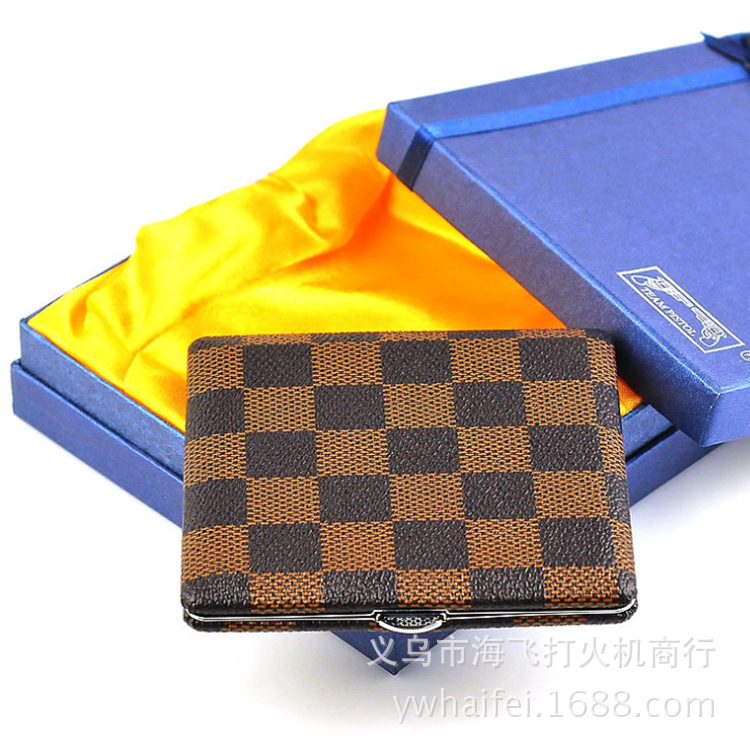 Boutique nopostage 311A double lattice 10 pack cigarette smoking slim lighter wholesale Boutique nopostage 311A double lattice 10 pack cigarette smoking slim lighter wholesale