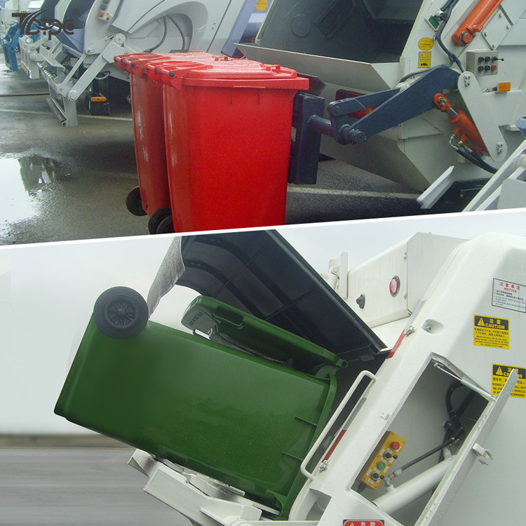 Trash Can Outdoor Ring Bathroom 240L with Lid Extra Thick Large Trailer Plastic 120 L Pedal Classification Dustbin