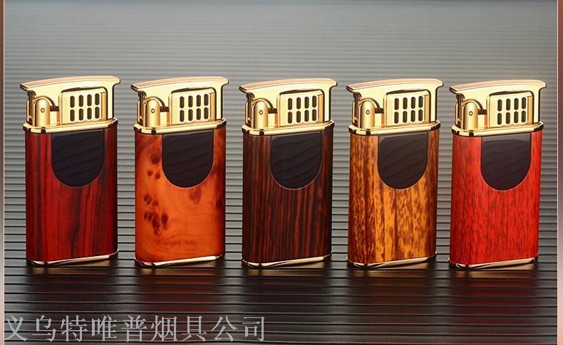 New Touch-Sensitive USB Charging Dual-ARC Power Display Metal Wood lighter
