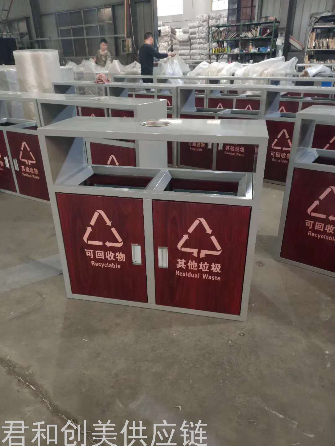 Garbage Bin Stainless Steel Plate Trash Can Park Classification Dustbin Scenic Spot Trash Bin Outdoor Recycle Bin Garbage Bin Stainless Steel Plate Trash Can Park Classification Dustbin Scenic Spot Trash Bin Outdoor Recycle Bin