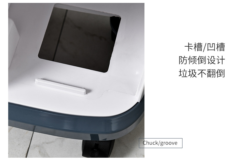 Nordic Dustbin Household Kitchen Living Room Creative brush large double classification with Lid Dry wet Dumpster Nordic Dustbin Household Kitchen Living Room Creative brush large double classification with Lid Dry wet Dumpster
