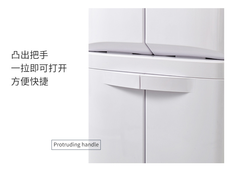Nordic Dustbin Household Kitchen Living Room Creative brush large double classification with Lid Dry wet Dumpster Nordic Dustbin Household Kitchen Living Room Creative brush large double classification with Lid Dry wet Dumpster