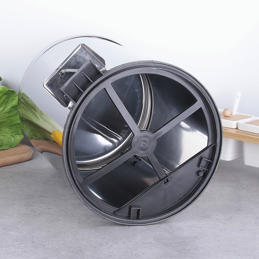 Factory Stainless Steel Trash Can Thickened Pedal Barrel round Household Bucket Hong Kong-Style Dustbin Waste bins