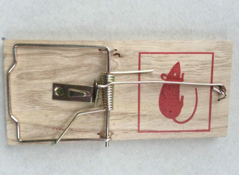 Factory Wholesale Large Wooden Mouse Trap Household Mousetrap Mousetrap Mouse Clip Safe Environmental Protection Mousetrap