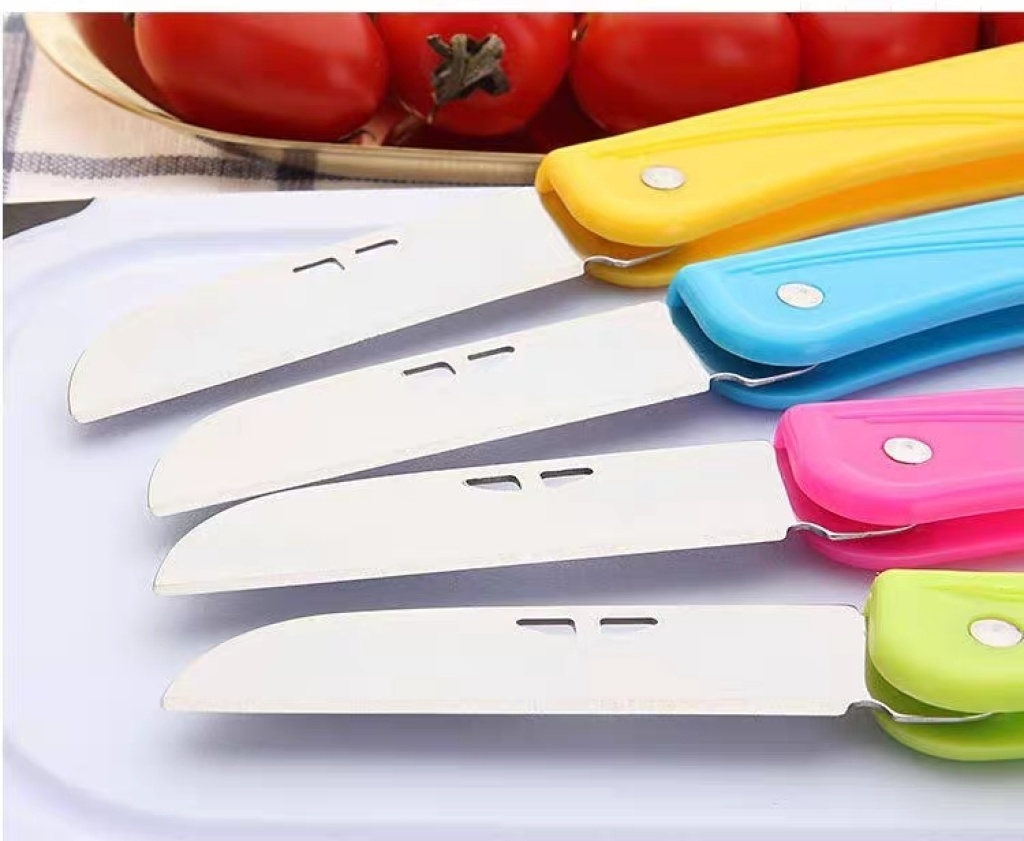 Fruit knife domestic melon peeler folding portable knife multi-function mini melon peeler scraping knife