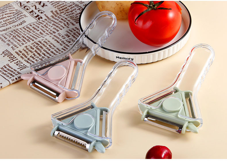 Three-in-One Peeler Kitchen Household Convenient Peeler Apple Potato Multifunctional Paring Knife