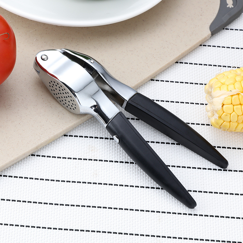 Zp-alloy garlic press multifunctional manual tamper garlic puree peeler garlic clip kitchen gadgets manufacturers direct sales