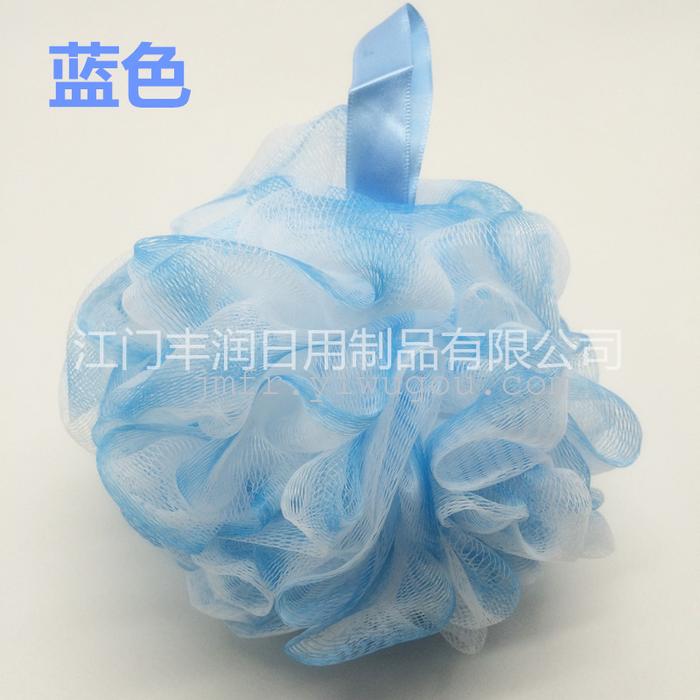 Fine and soft bath flowers, new material bath ball, ribbon flower bath