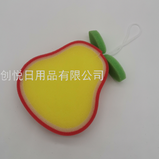 Gourd Creative Cartoon Fruit Shape Bath Cleaning Sponge Block Bath Foaming Bath Washing Multi-Functional Sponge