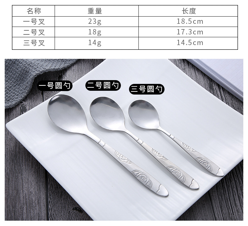 Western tableware stainless steel polished Western creative European steak knife fork spoon set of four tableware Western tableware stainless steel polished Western creative European steak knife fork spoon set of four tableware