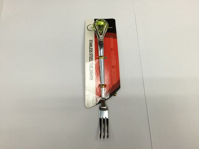 Diamond Fork Spoon set creative cute fruit fork individual Dessert spoon spoon a fork plastic tableware