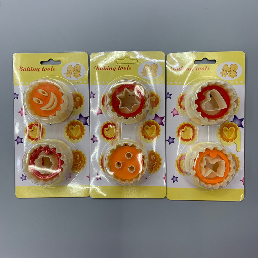 Plastic Biscuit Mold Printing Tool Smiling Face Biscuit Mold Cookie Cake Mold
