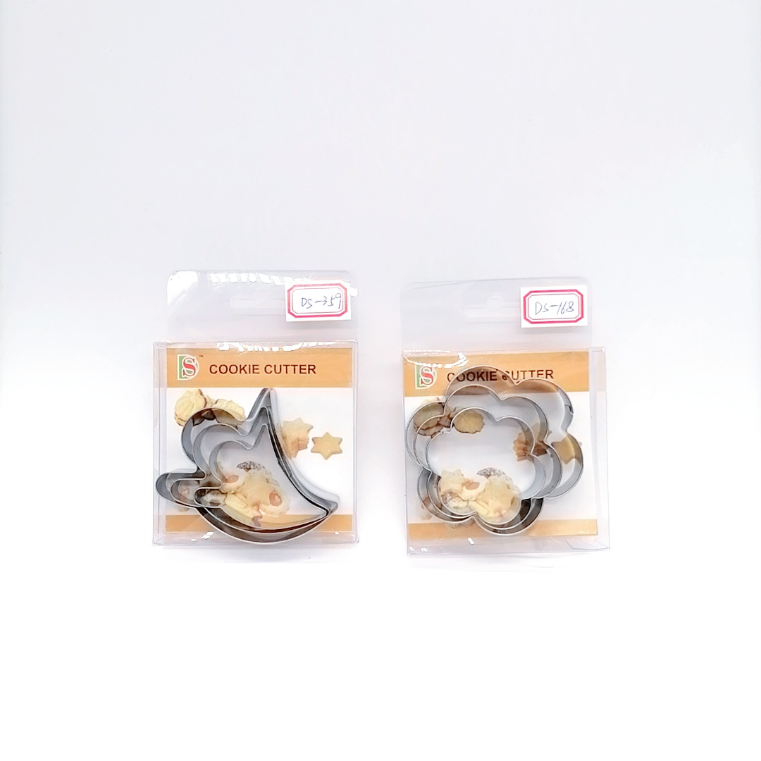 VC Boxed Stainless Steel Biscuit Mold Baking Tools Irregular Biscuit Mold DIY Mold Suit 3PC VC Boxed Stainless Steel Biscuit Mold Baking Tools Irregular Biscuit Mold DIY Mold Suit 3PC