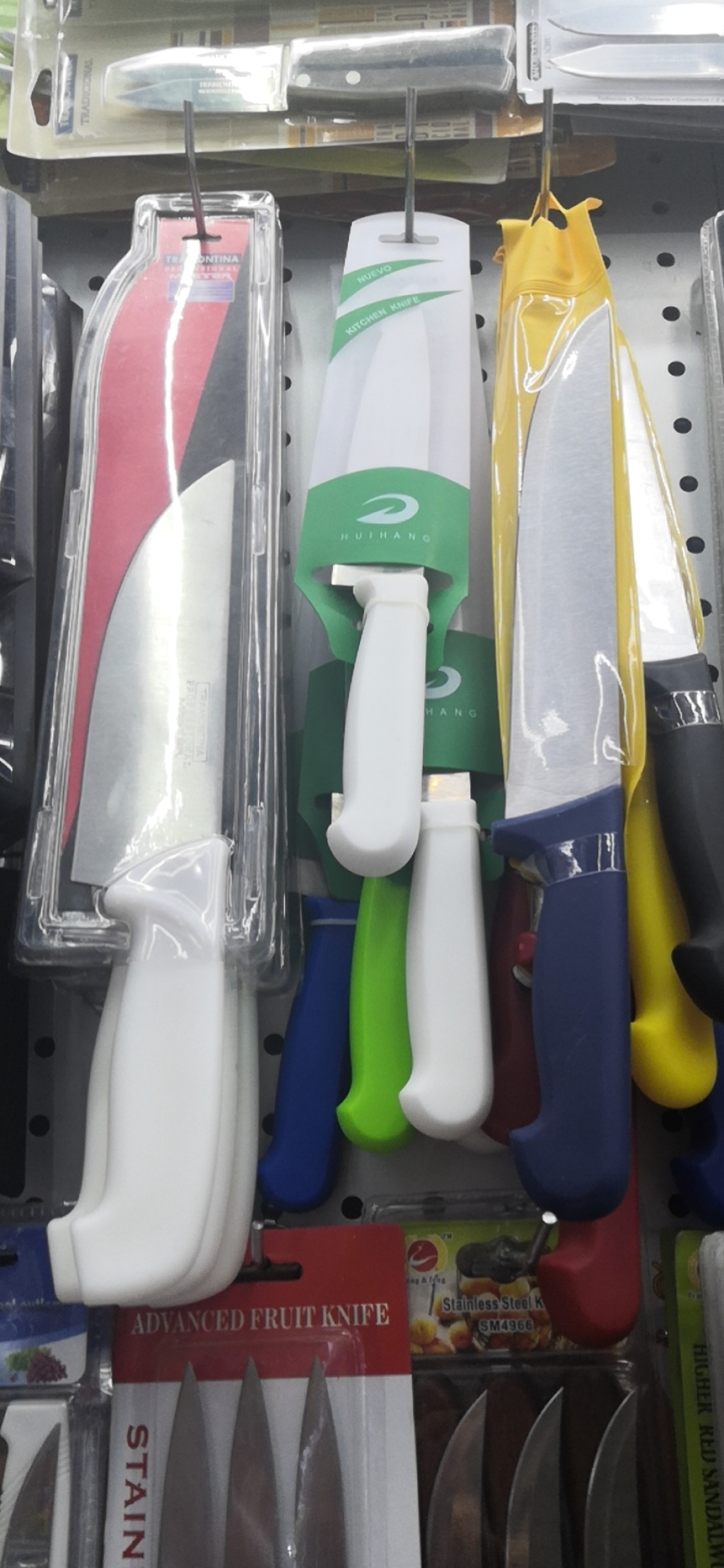 Factory Direct Sales South American Popular 6-9-Inch White Hook Tail Full Handle Chef Knife Fruit Knife Western Style Kitchen Knife