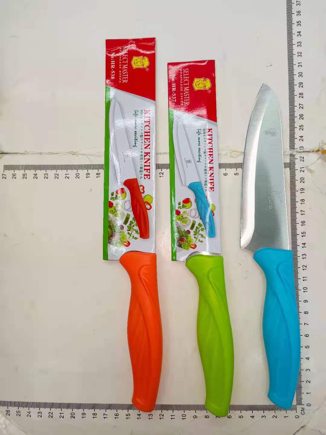 Factory Direct Sales Select Master Color Handle HR-538 Series Kitchen Knife Fruit Knife Kitchen Knife Tools Factory Direct Sales Select Master Color Handle HR-538 Series Kitchen Knife Fruit Knife Kitchen Knife Tools