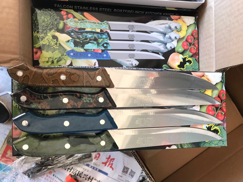 6/7/8 inch Hen Knife Fruit Knife Kitchen knife 4 color Blend hot Seller in Middle East and South America 6/7/8 inch Hen Knife Fruit Knife Kitchen knife 4 color Blend hot Seller in Middle East and South America