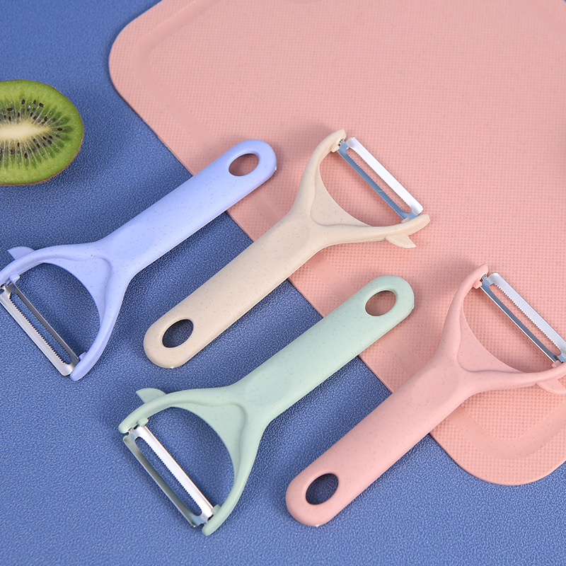 SST Fruit Knife Household Kitchen Knife Slicing Knife Convenient Peeler Bone Scissors Three-Piece Gift Wholesale