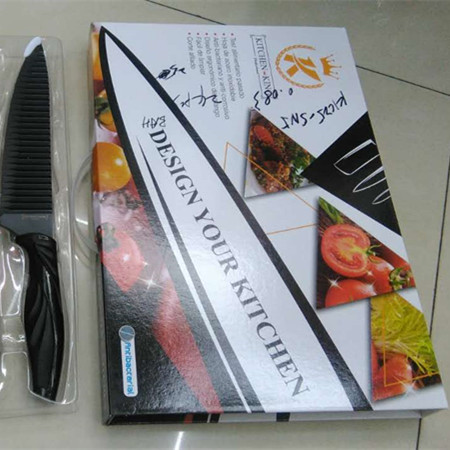 Gift set kitchen knife spray paint knife printing knife five-piece set fruit knife chef knife direct selling Gift set kitchen knife spray paint knife printing knife five-piece set fruit knife chef knife direct selling