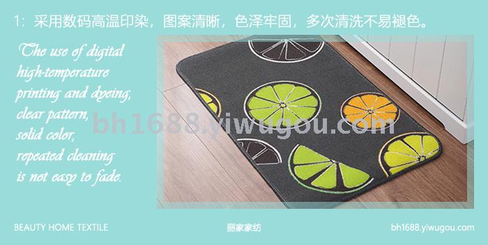 Non-slip, oil-proof, waterproof kitchen household web celebrity floor mat into the door mat bathroom bathroom floor mat Non-slip, oil-proof, waterproof kitchen household web celebrity floor mat into the door mat bathroom bathroom floor mat