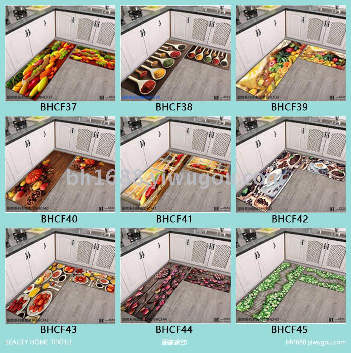 Non-slip, oil-proof, waterproof kitchen household web celebrity floor mat into the door mat bathroom bathroom floor mat Non-slip, oil-proof, waterproof kitchen household web celebrity floor mat into the door mat bathroom bathroom floor mat