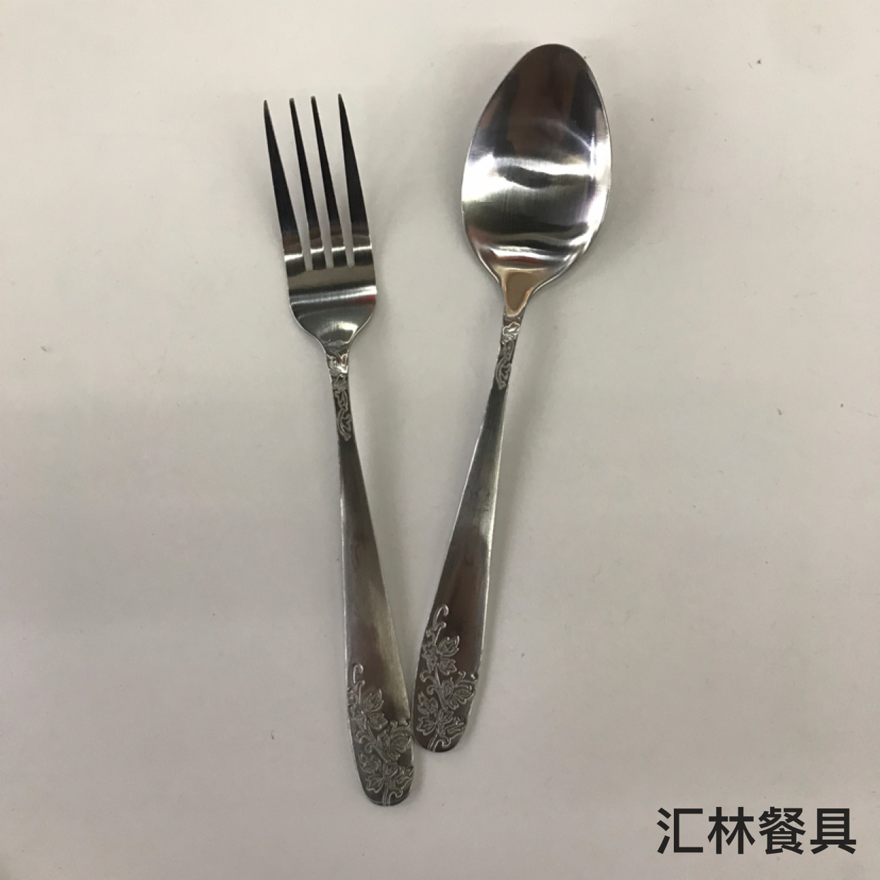 410 Stainless Steel Material Western Tableware Small round Head Series E Grape Leaves Solid Color Table Knife Spork Tea Spork Can Be Sold Separately