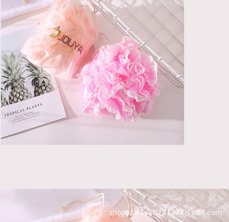 Summer Hot Korean Lace Large Bath Ball Color Mesh Sponge Soft Strengthening Style Bath Products Wholesale Summer Hot Korean Lace Large Bath Ball Color Mesh Sponge Soft Strengthening Style Bath Products Wholesale