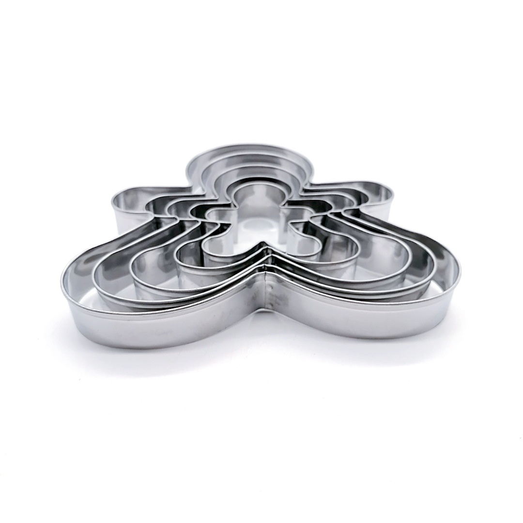 Ladies-Person Stainless Steel Baking Tools Irregular Biscuit Mold Mousse Cake Mold 5Pc Pack Ladies-Person Stainless Steel Baking Tools Irregular Biscuit Mold Mousse Cake Mold 5Pc Pack