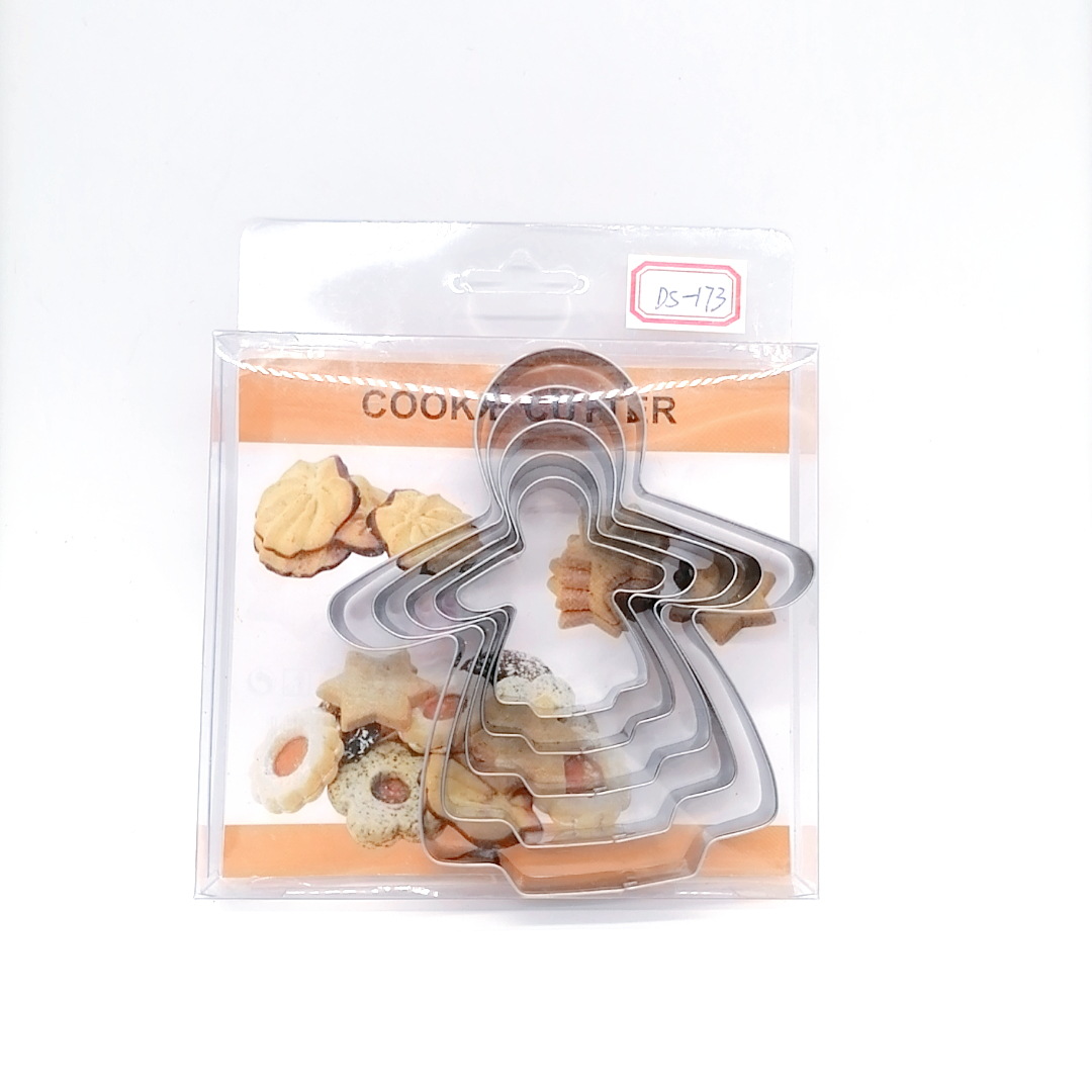 Ladies-Person Stainless Steel Baking Tools Irregular Biscuit Mold Mousse Cake Mold 5Pc Pack Ladies-Person Stainless Steel Baking Tools Irregular Biscuit Mold Mousse Cake Mold 5Pc Pack