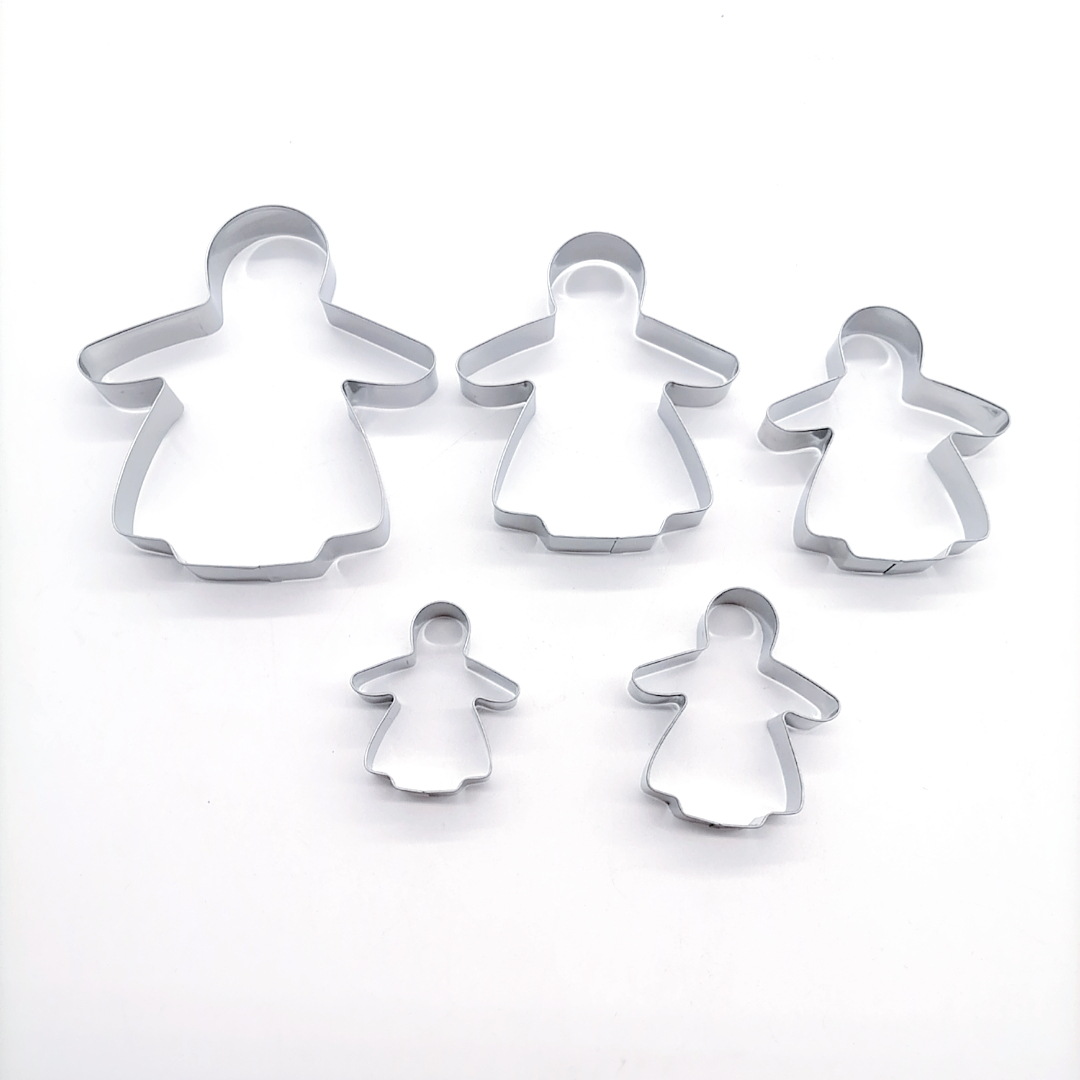 Ladies-Person Stainless Steel Baking Tools Irregular Biscuit Mold Mousse Cake Mold 5Pc Pack Ladies-Person Stainless Steel Baking Tools Irregular Biscuit Mold Mousse Cake Mold 5Pc Pack