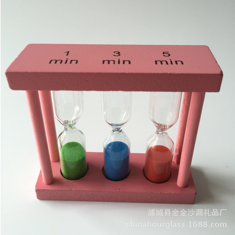 Child drop creative hourglass living room study Decoration timer 1 minute 3 minutes 5 minutes timing combination