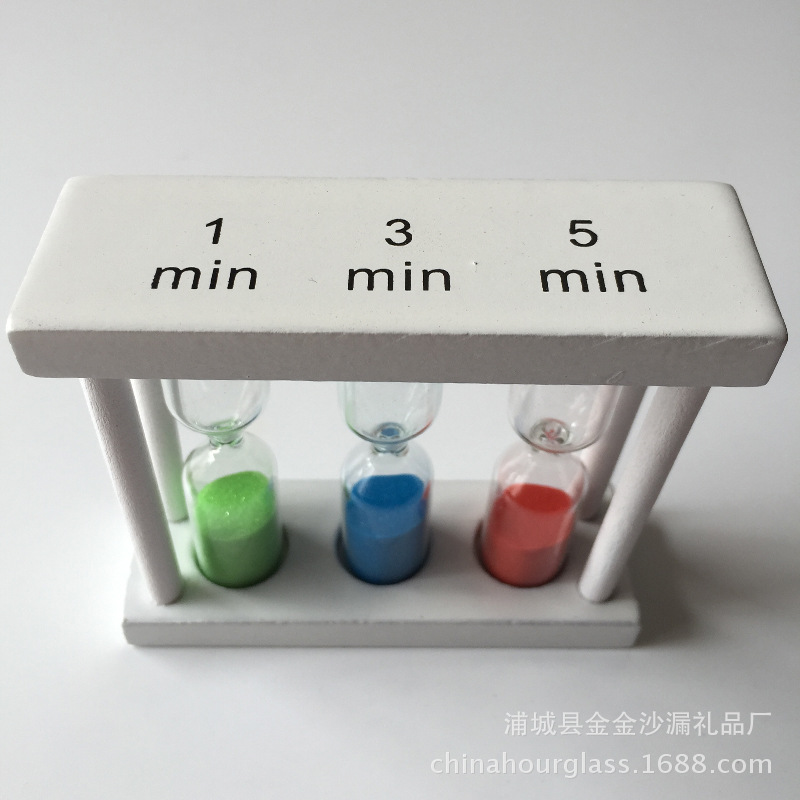 Child drop creative hourglass living room study Decoration timer 1 minute 3 minutes 5 minutes timing combination