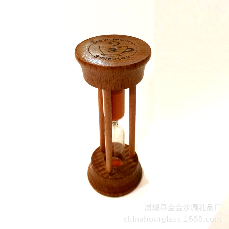 Coffee tea 3 points an hourglass hourglass wood dining timer