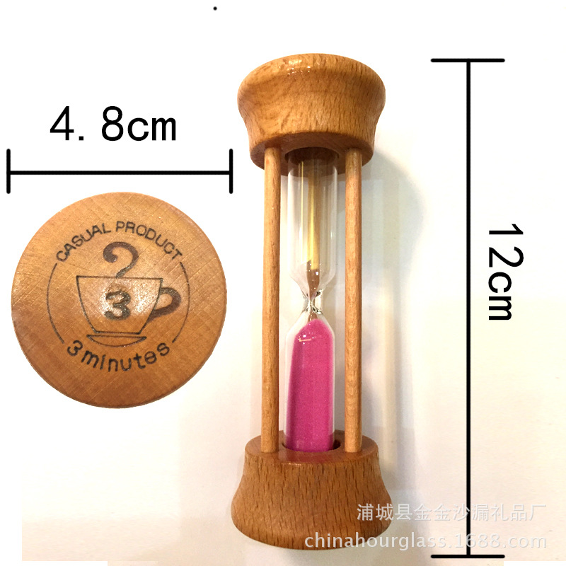 Coffee tea 3 points an hourglass hourglass wood dining timer