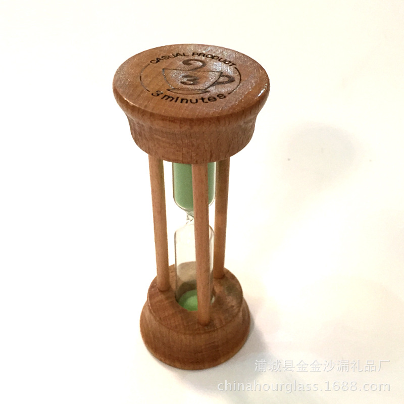 Coffee tea 3 points an hourglass hourglass wood dining timer