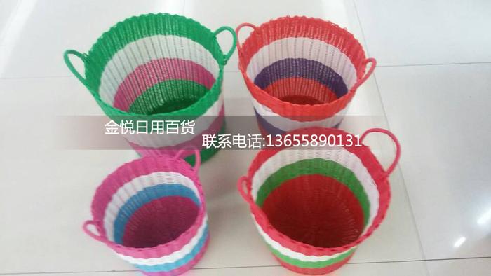 PP pipe plastic rattan storage baskets of dirty clothes hamper storage basket laundry 