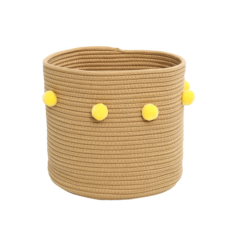 Nordic Storage Home Toys Creative Cotton Rope Storage Baskets Dirty Clothes Storage Basket Children&#039;s Storage Cotton Rope Basket