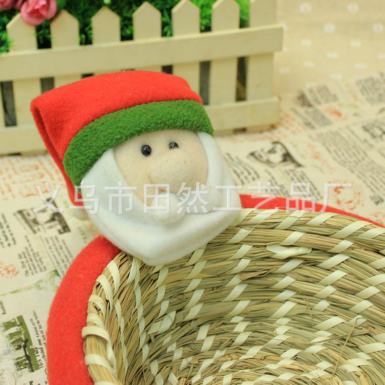 Creative Christmas gift storage baskets storage baskets Santa Claus origin source debris basket