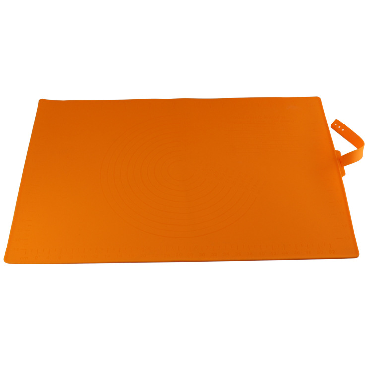 CrossBorder 3mm Thick Large 6040 with Scale Dough Rolling Pad NonSlip Storage Silicone Dough Kneading