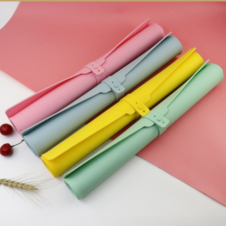 CrossBorder 3mm Thick Large 6040 with Scale Dough Rolling Pad NonSlip Storage Silicone Dough Kneading