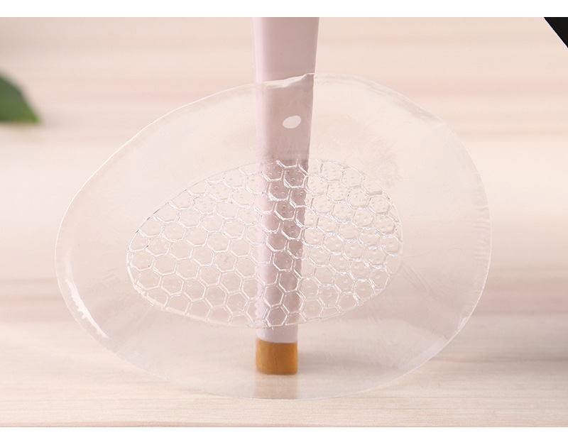 Transparent Silicone Honeycomb Forefoot Pad Color Bag Packaging Massage Anti-Foot Pain Invisible High Heels Half Insole