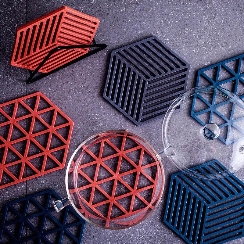 Mat Nordic Style Home Supplies High Temperature Resistance Silicone Thermal Insulation Pad NonSlip and Hot Coasters